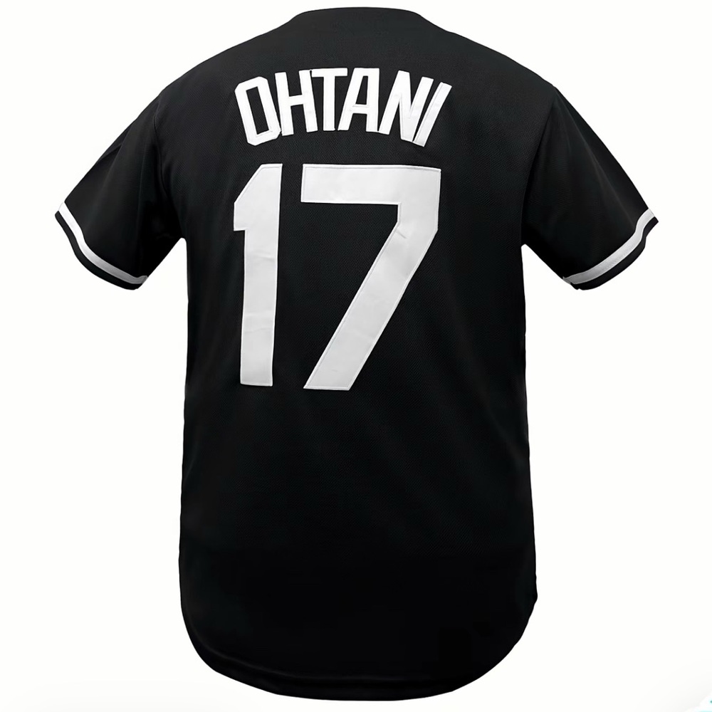 Los Angeles Dodgers Shohei Ohtani #17 Black Jersey XXL Embroidered MLB New